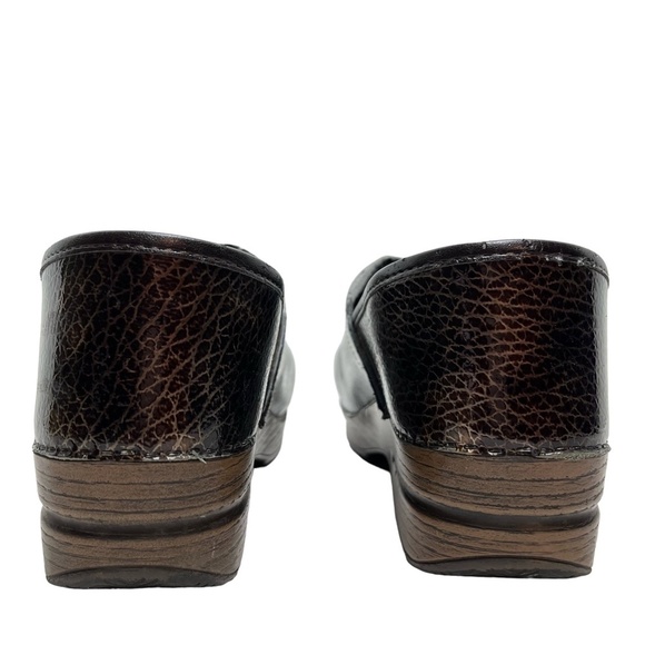 DANSKO Brown Bronze Pro Professional Clogs Loafers Comfort Slip On Shoes sz 40 - Picture 8 of 16